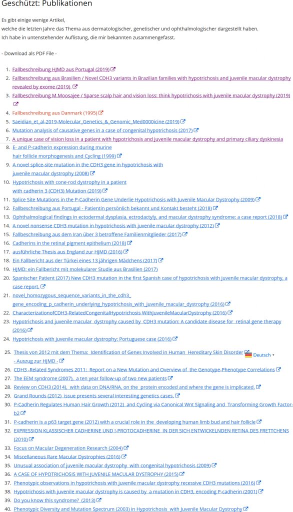 Übersicht aller Veröffentlichungen im Bereich Publikationen